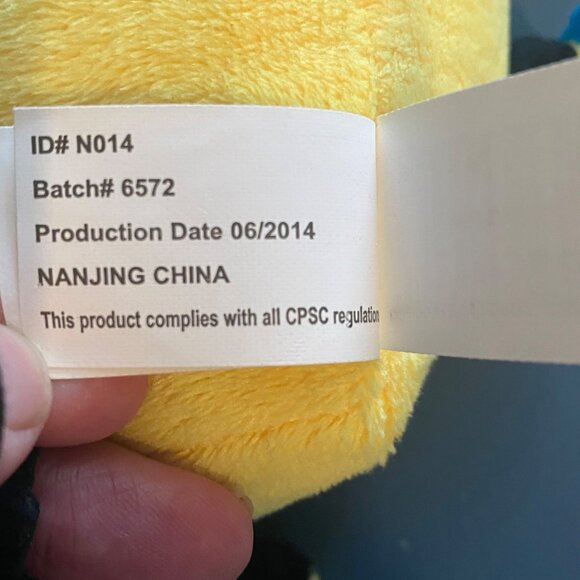 Kellytoy Robot Nerd Bot Plush Stuffed Toy Soft Glasses Blue Accents 12" - Picture 5 of 6